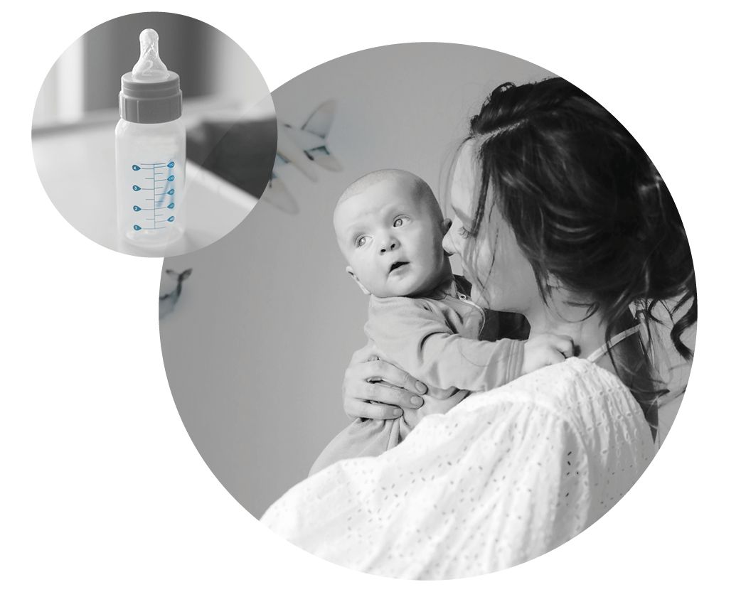 Babywasser oder gefiltertes Leitungswasser