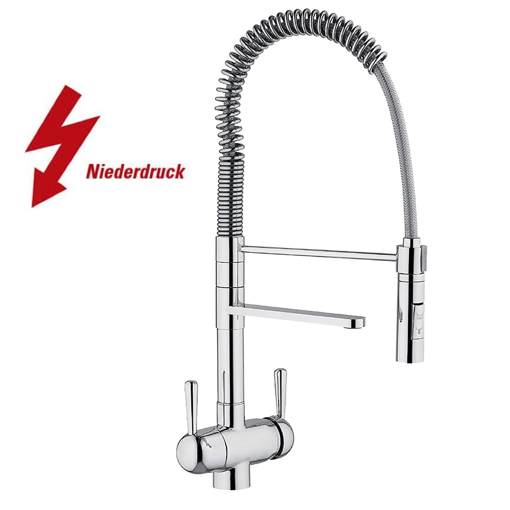 3-Wege-Wasserhahn VERONA Niederdruck Chrom