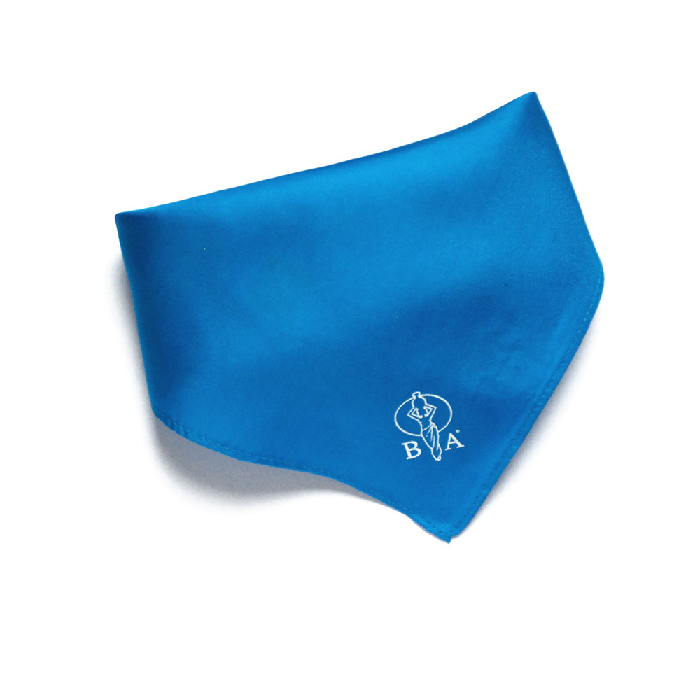 Bela Aqua Seidentuch blau für Damen