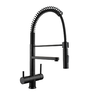 3-Wege-Wasserhahn VERONA Mattschwarz