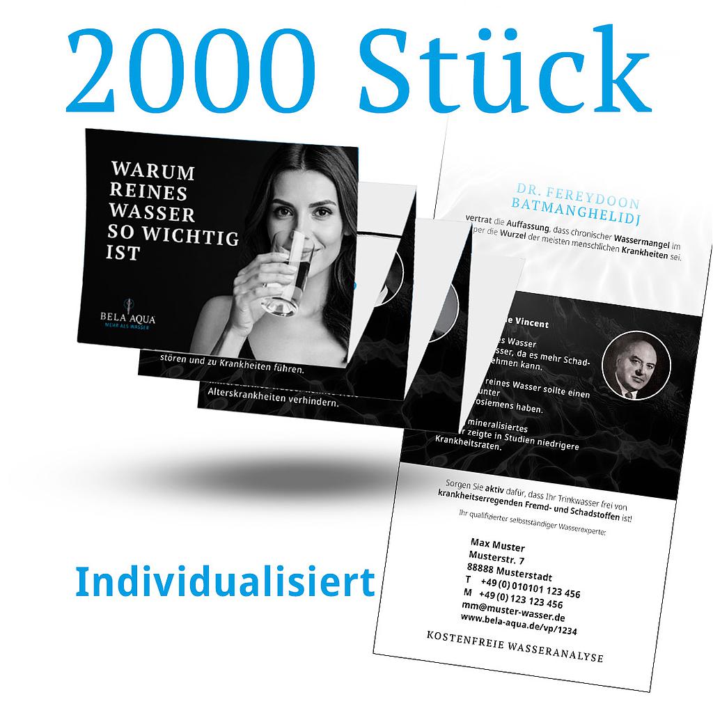 Leporello - Reines Wasser - 2.000 Stk.