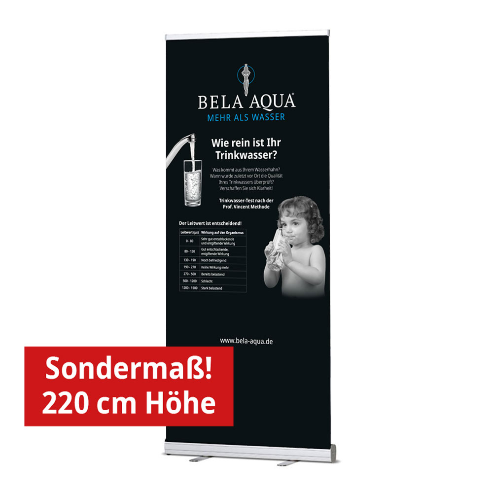 Roll Up "Wassertest" - Sondermaß 