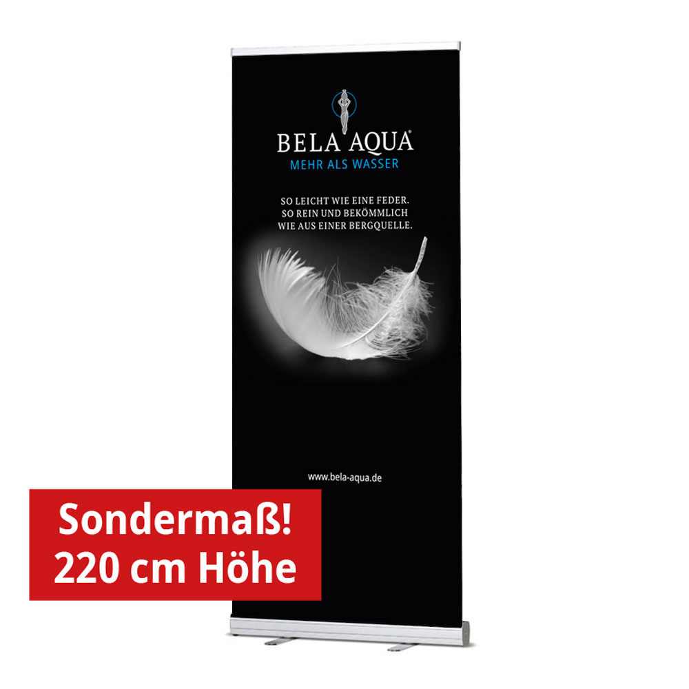 Roll Up "Leicht wie eine Feder" - Sondermaß