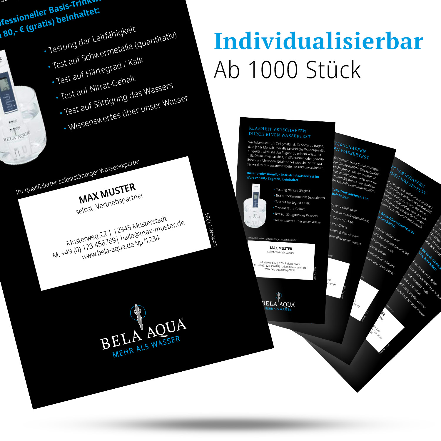 Faltblatt Oblige - 6-seitig - 1.000 Stk.