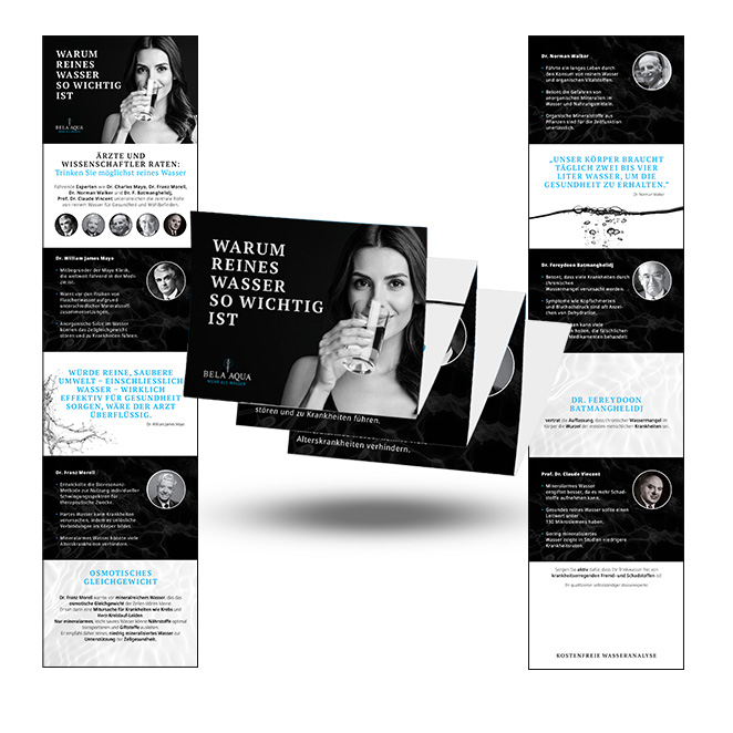Leporello - Reines Wasser - 500 Stk.