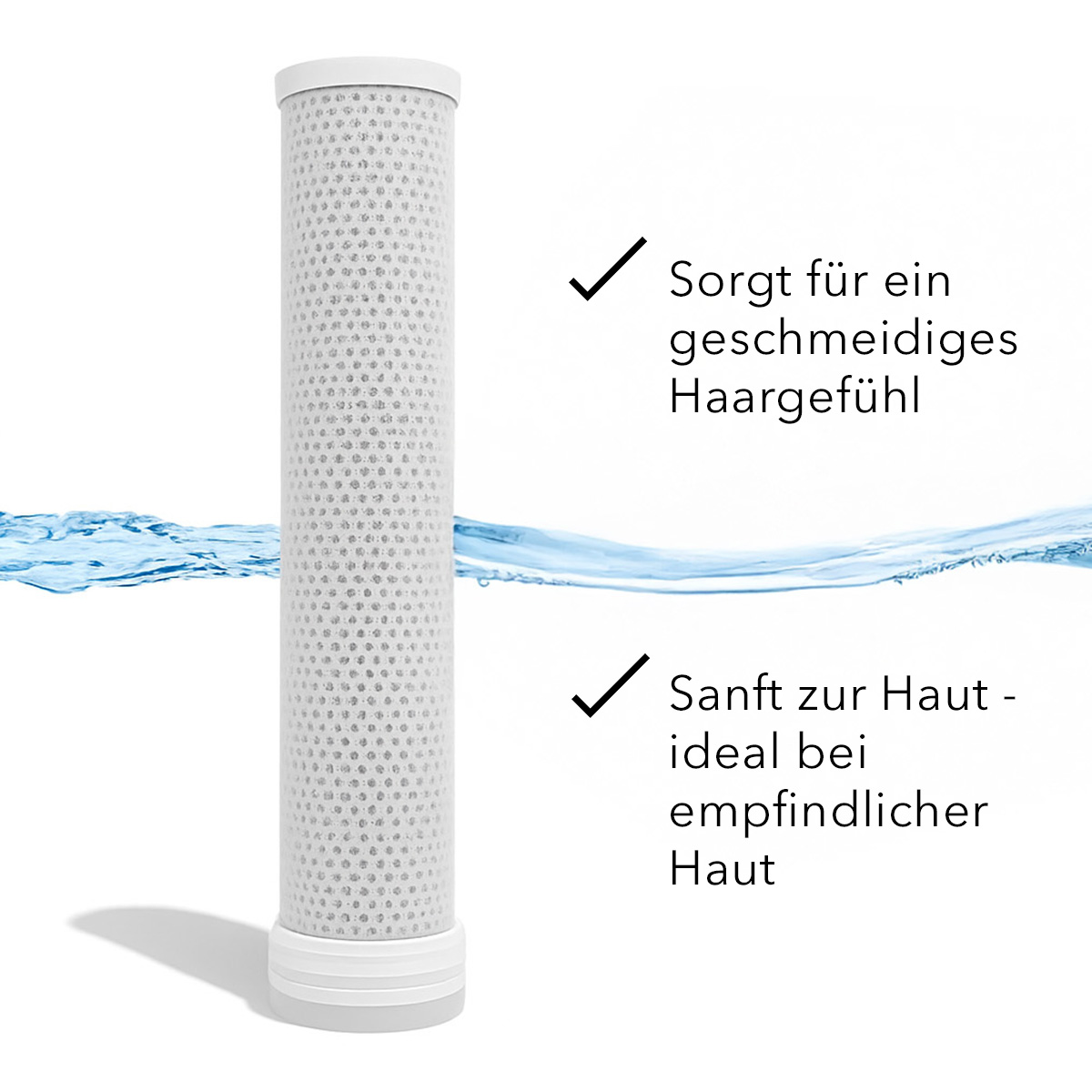 Premium Filterduschkopf - Wechselfilter mit Lemon-Duft