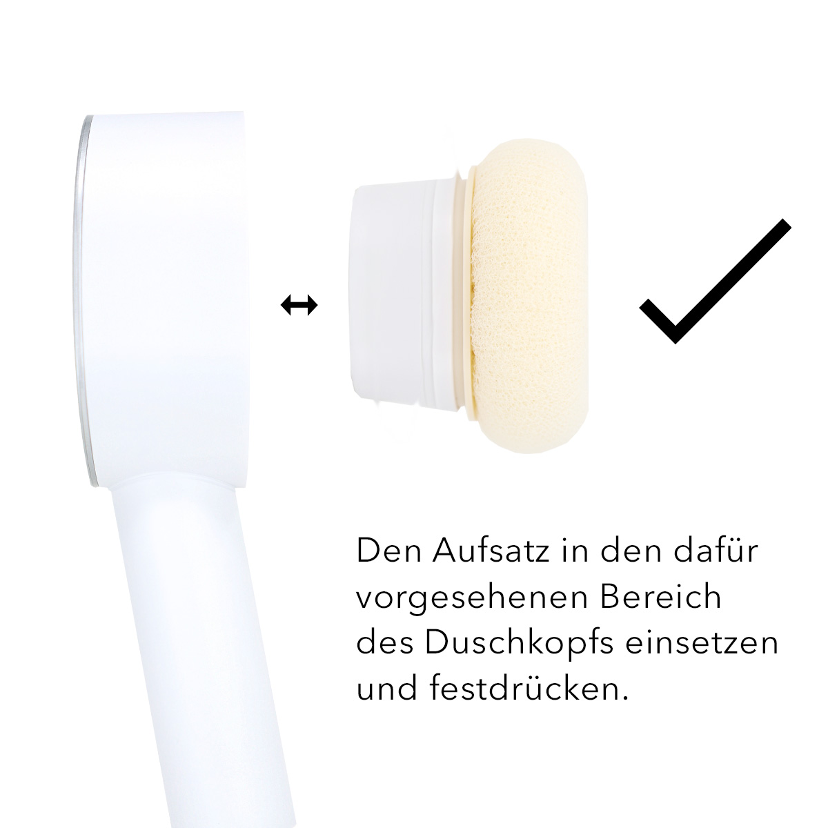 Premium 3in1 Filterduschkopf - Weiß